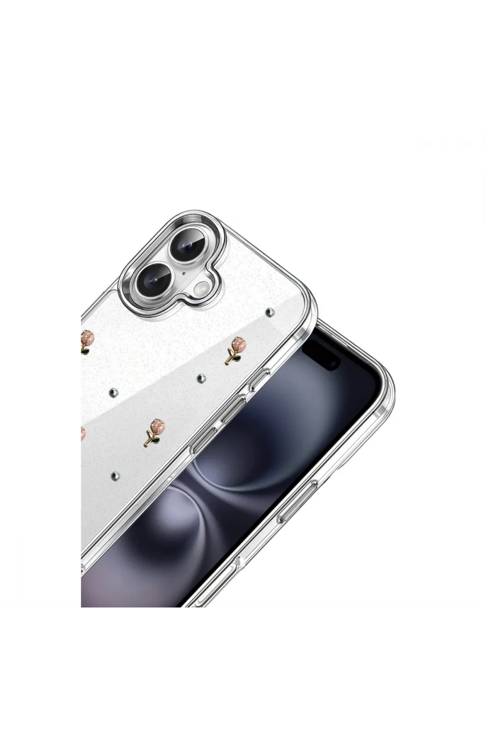 Apple İphone 16 Plus Fiyonk Desenli Kapak - Desen 6