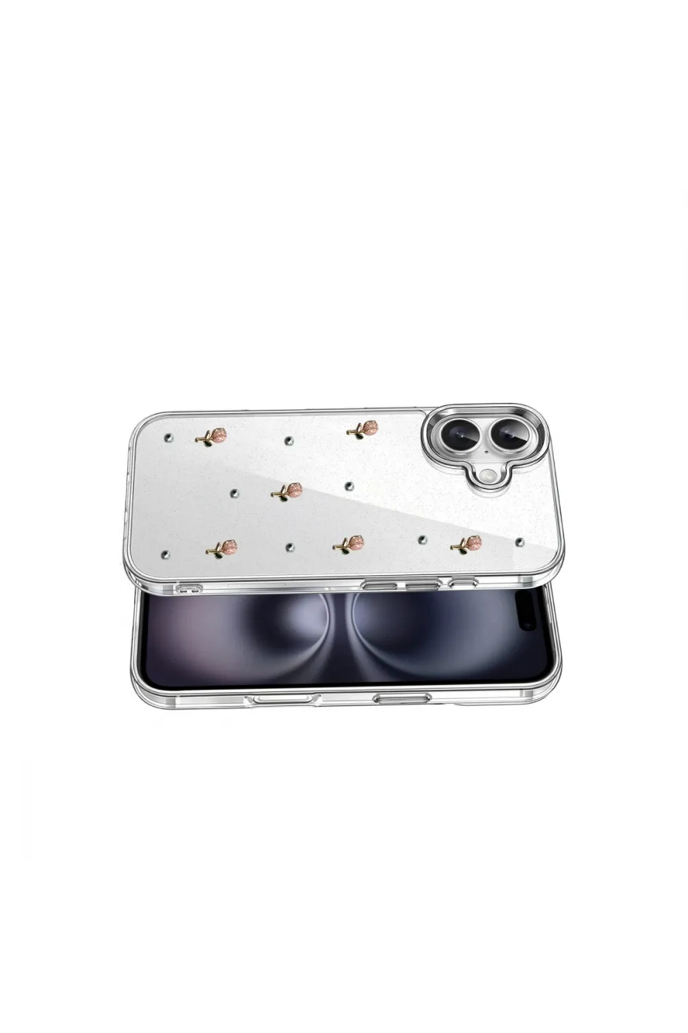 Apple İphone 16 Plus Fiyonk Desenli Kapak - Desen 6