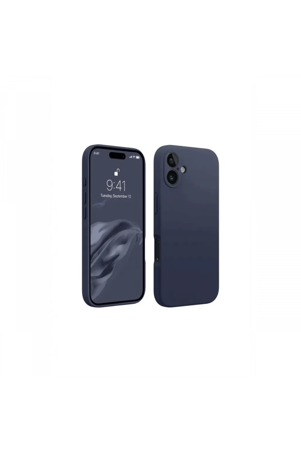 Apple iPhone 16 Plus Kılıf First Silikon - Lacivert