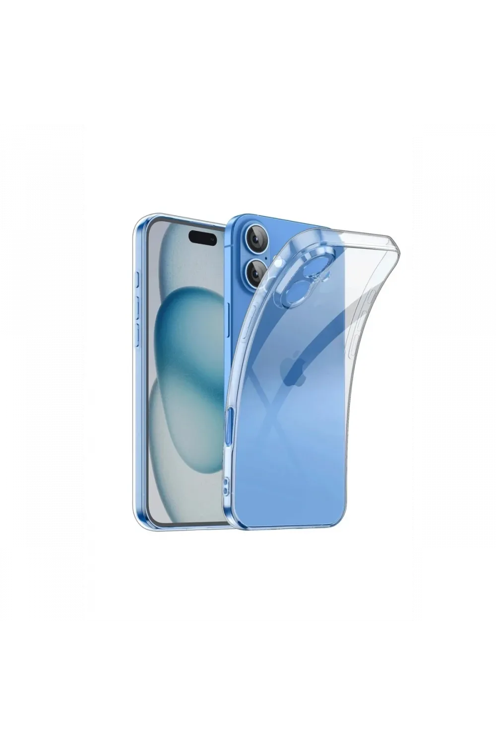 Apple iPhone 16 Plus Kılıf Lüx Şeffaf Silikon