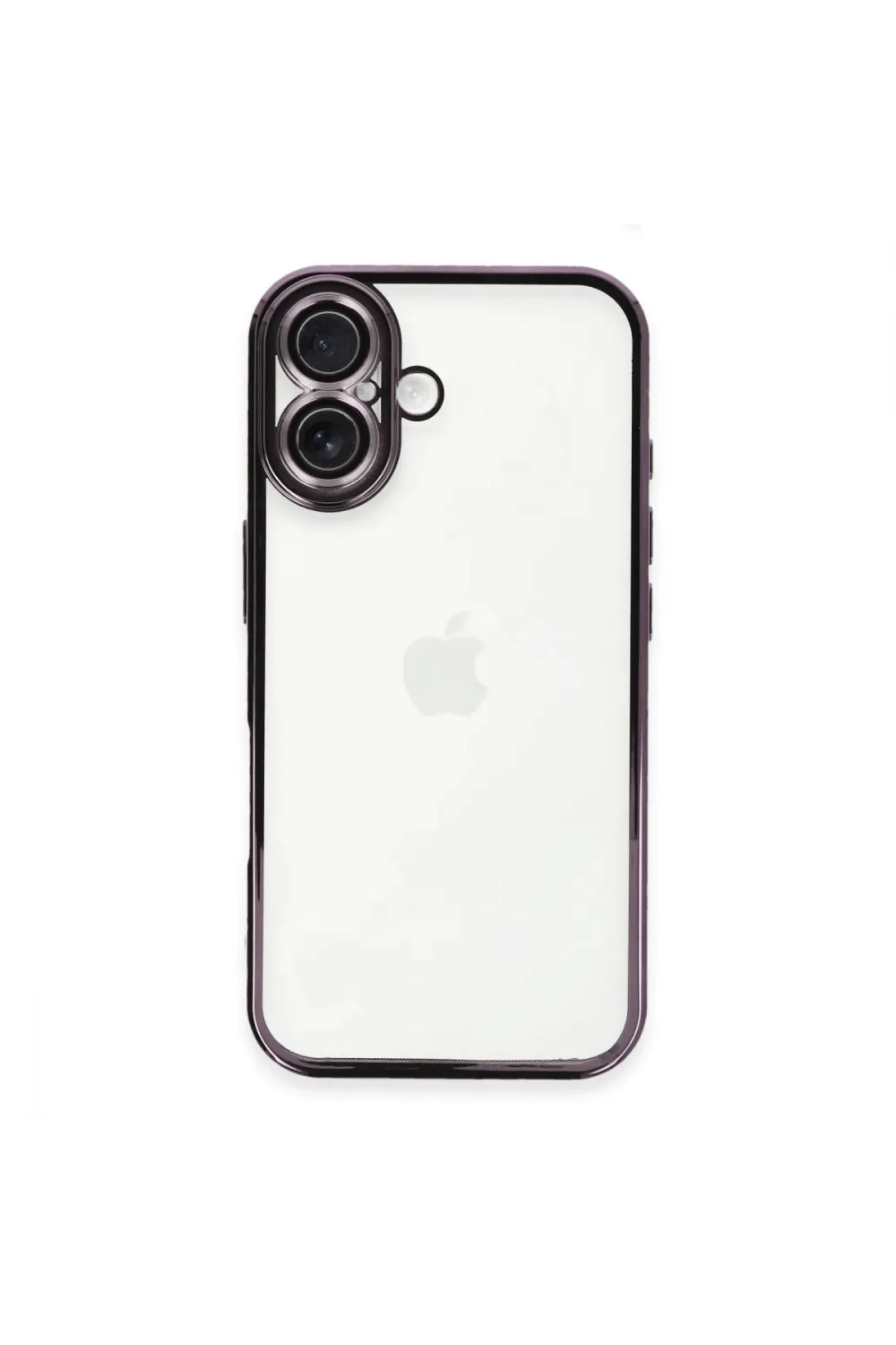 Apple İphone 16 Plus Kılıf Razer Lensli Silikon - Mor