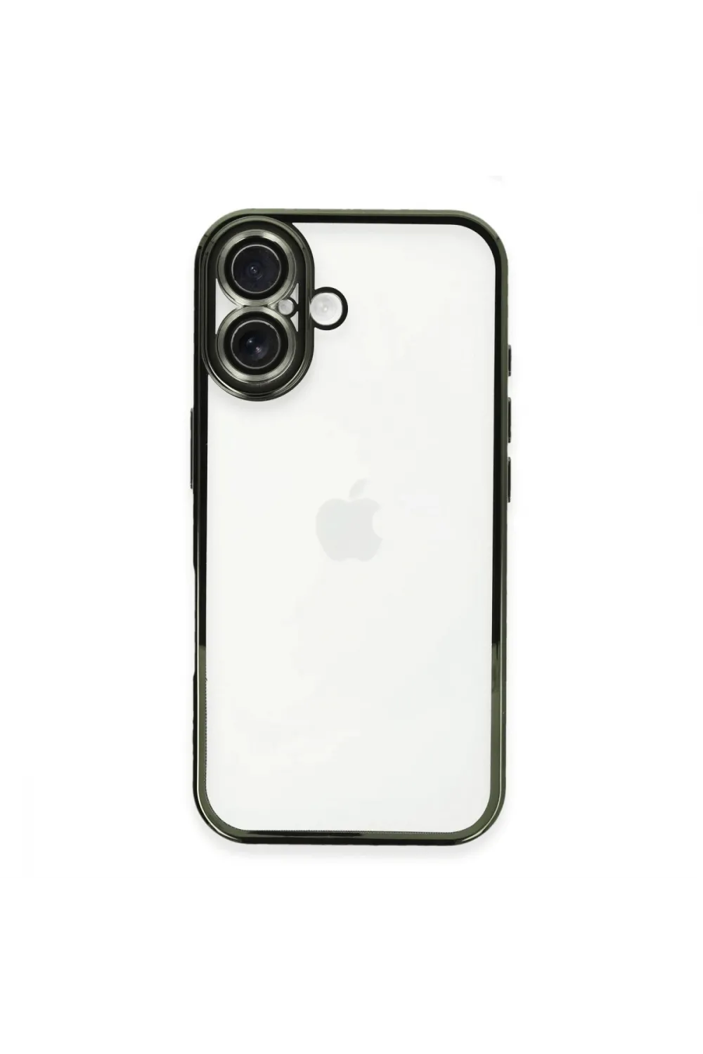 Apple İphone 16 Plus Kılıf Razer Lensli Silikon - Yeşil