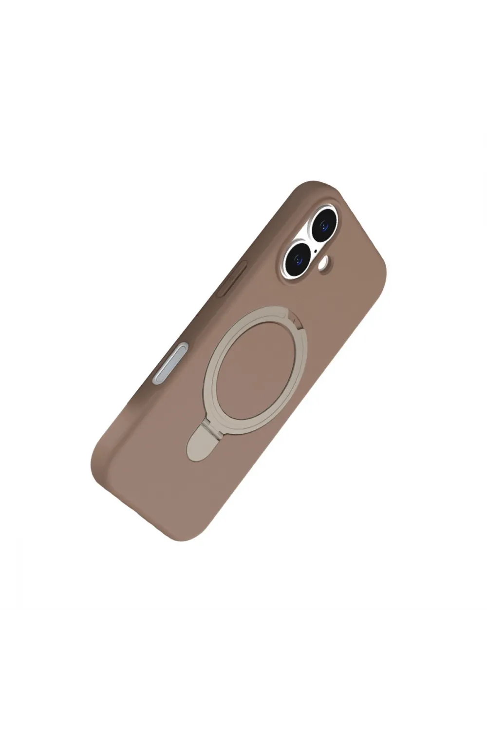Apple İphone 16 Plus Regal Magsafe Standlı Kapak - Çöl Titanyum