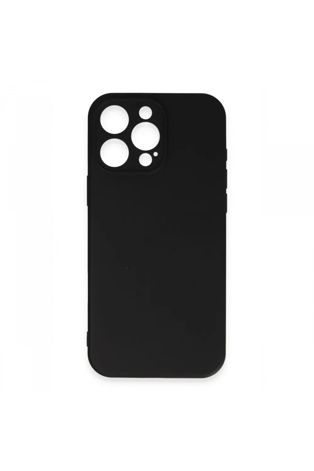 Apple iPhone 16 Pro Kılıf First Silikon - Siyah