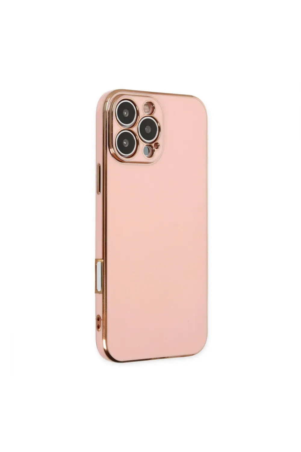 Apple İphone 16 Pro Kılıf Volet Silikon - Pembe