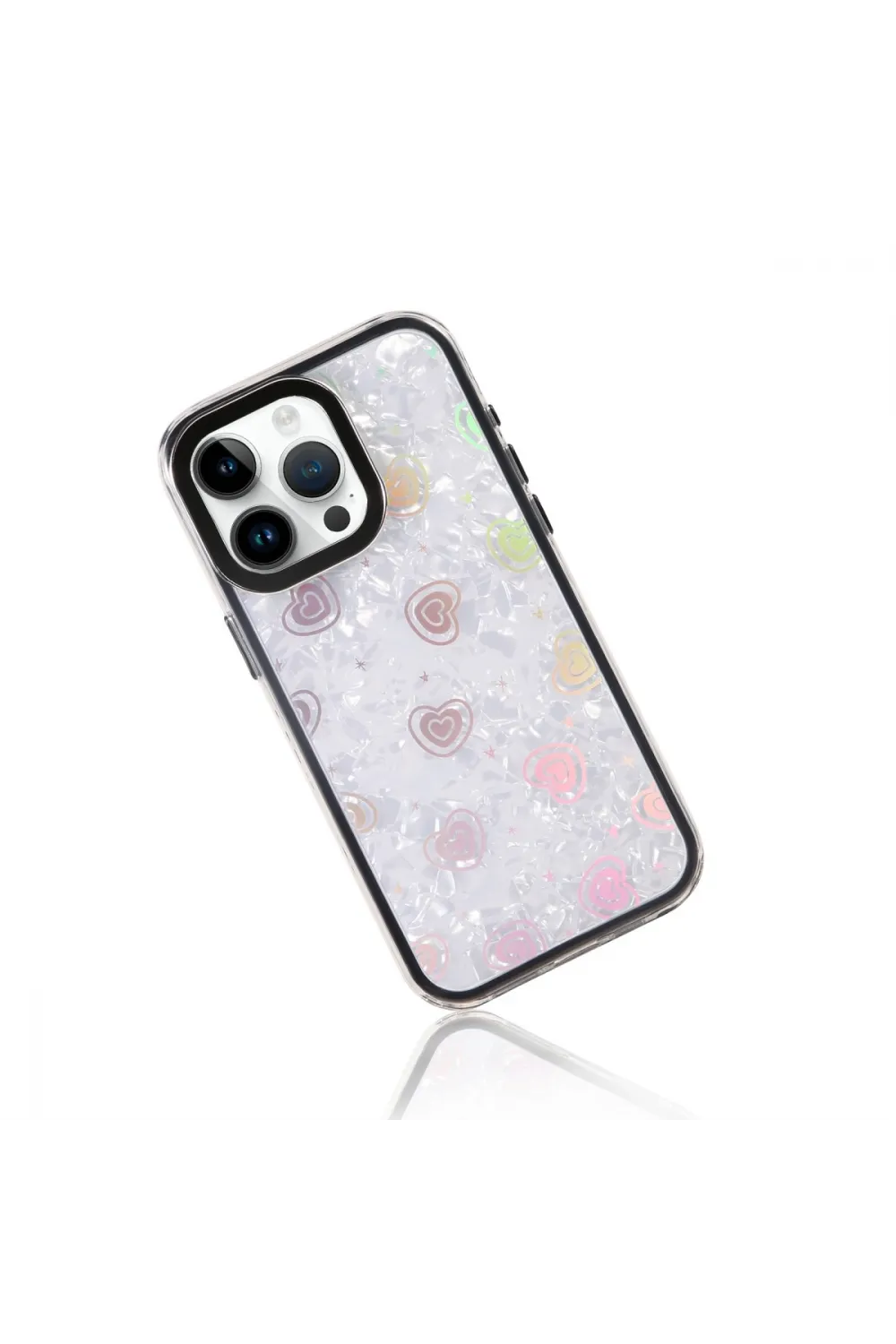 Apple İphone 16 Pro Lumi Desenli Kapak - Siyah