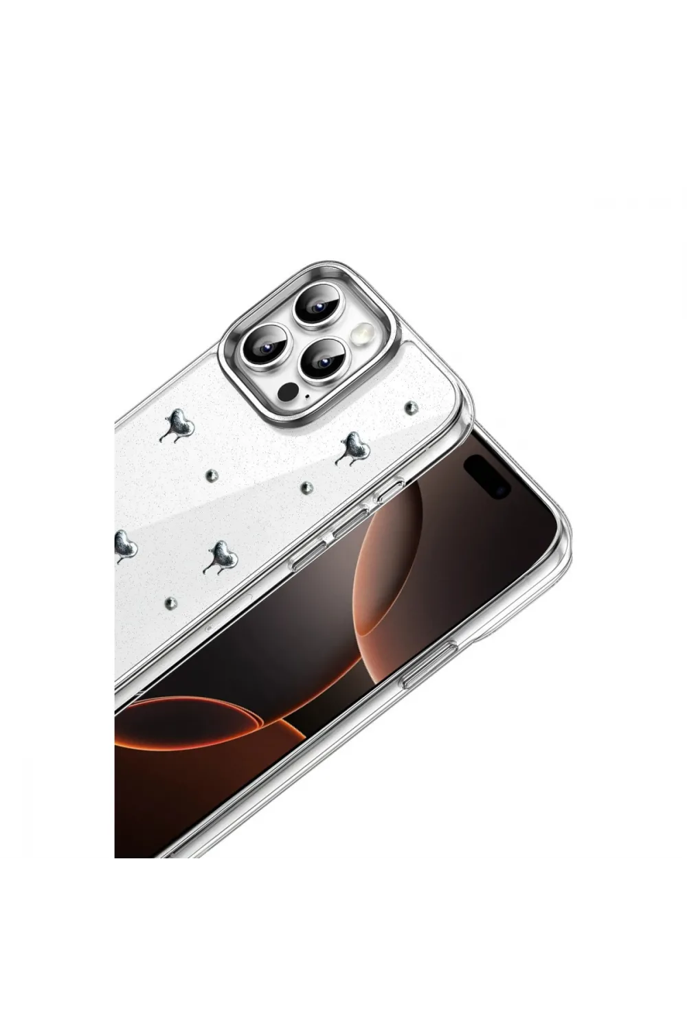 Apple İphone 16 Pro Max Fiyonk Desenli Kapak - Desen 1