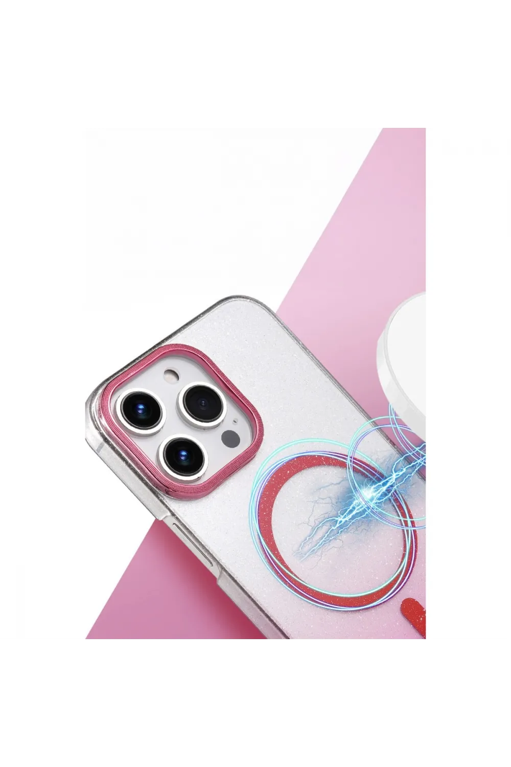 Apple İphone 16 Pro Max Glossy Magsafe Kapak - Çöl Titanyum