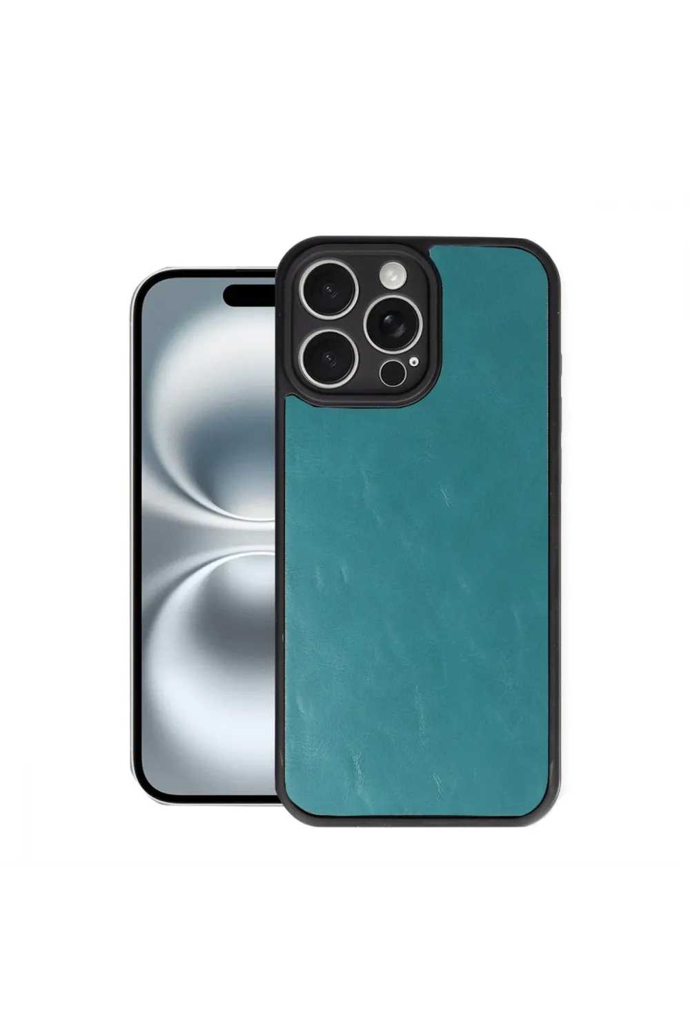 Apple İphone 16 Pro Max Kılıf Aras Deri Kapak - Açık Yeşil