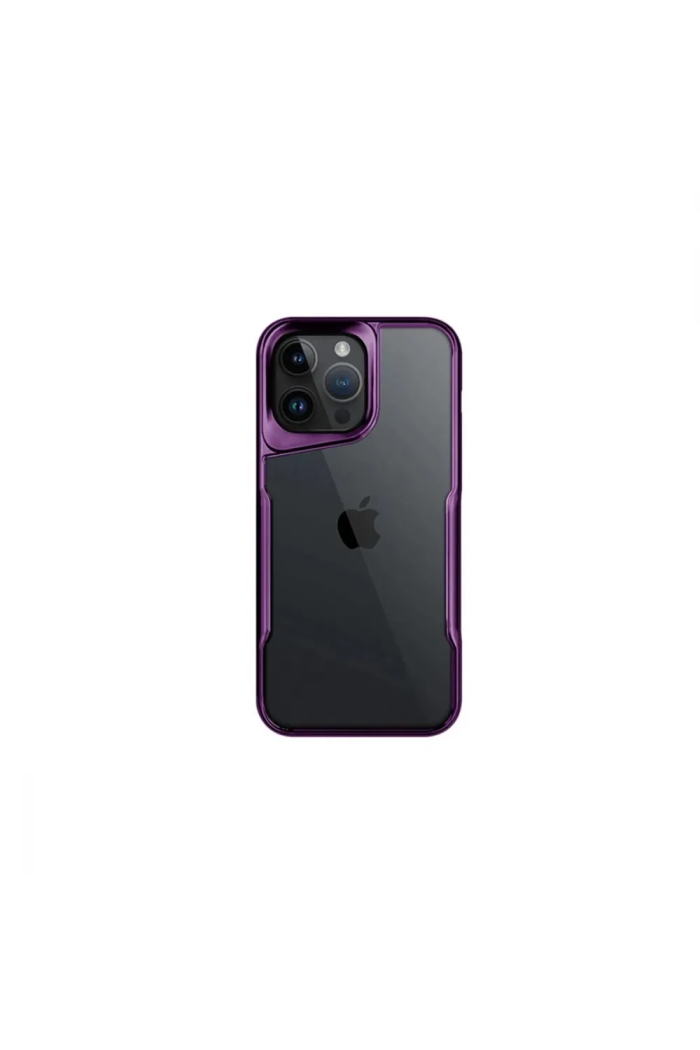 Apple İphone 16 Pro Max Kılıf Boyi Silikon Kapak - Derin Mor