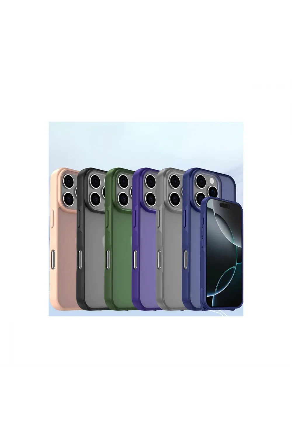 Apple İphone 16 Pro Max Kılıf Elegant Kapak - Siyah
