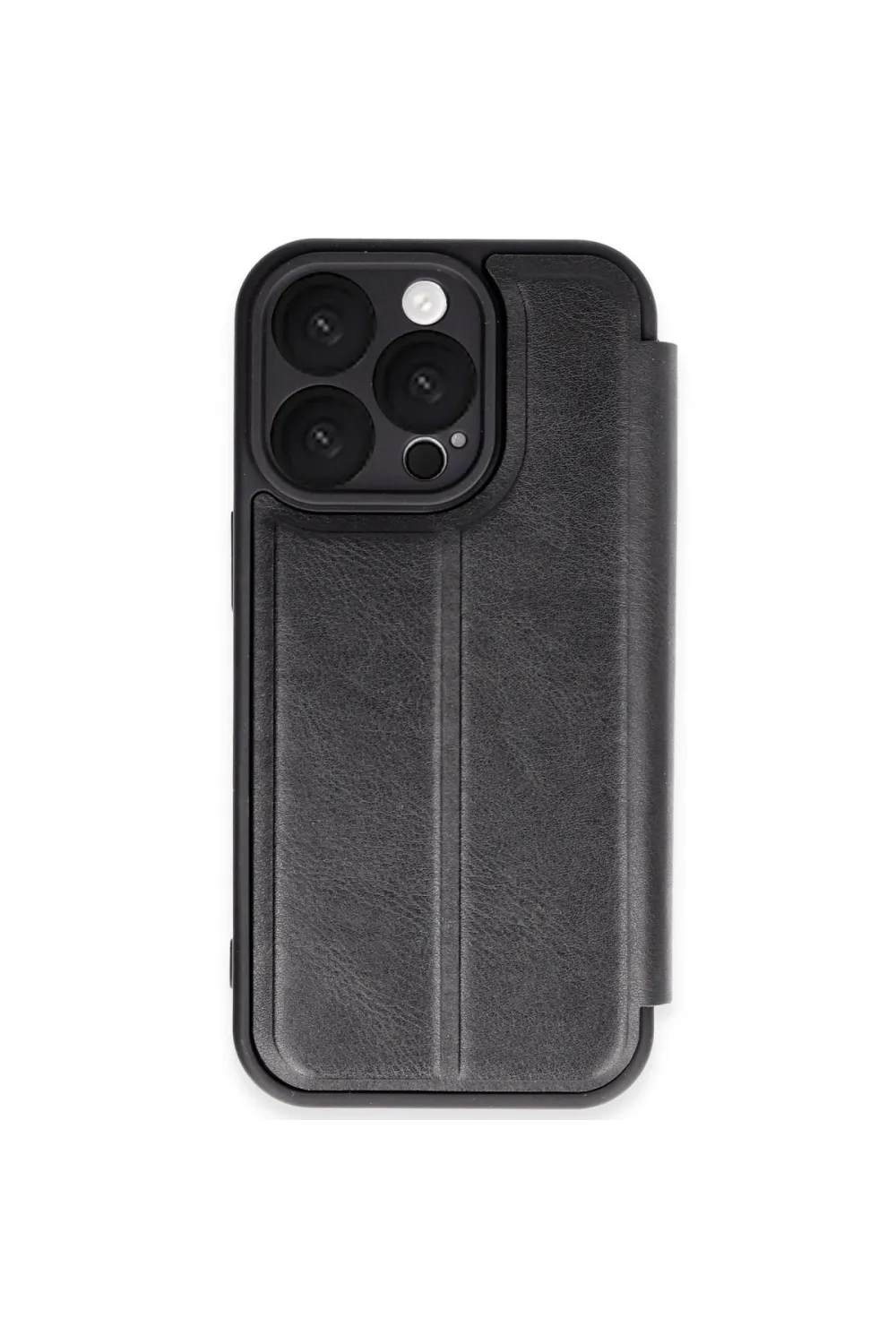 Apple İphone 16 Pro Max Kılıf Flip Cover - Siyah