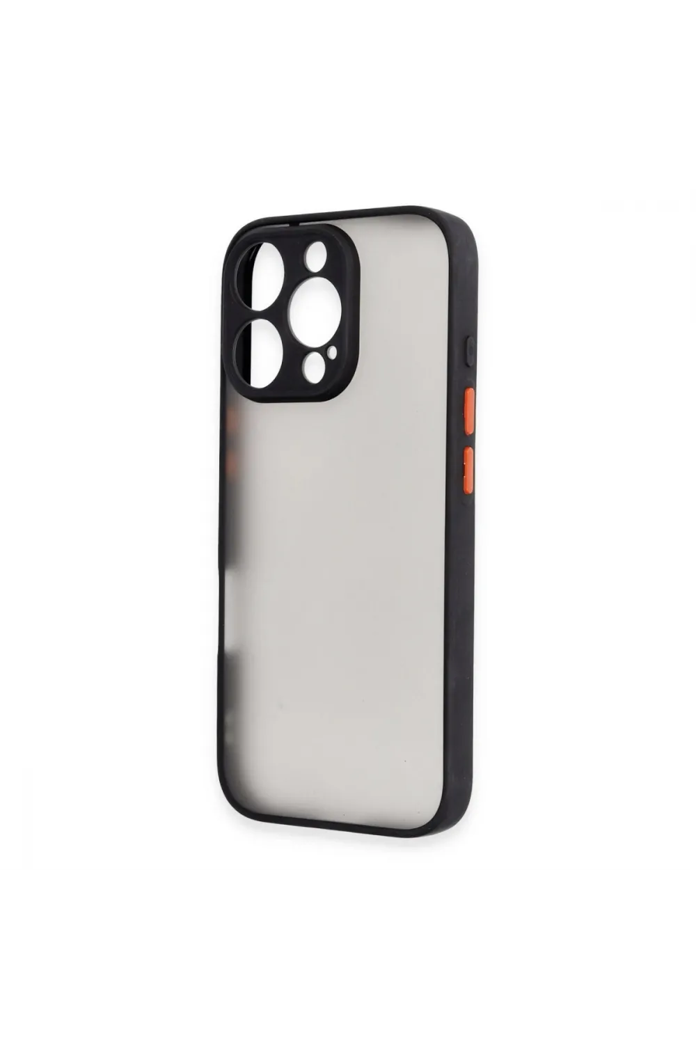 Apple İphone 16 Pro Max Kılıf Montreal Silikon Kapak - Siyah