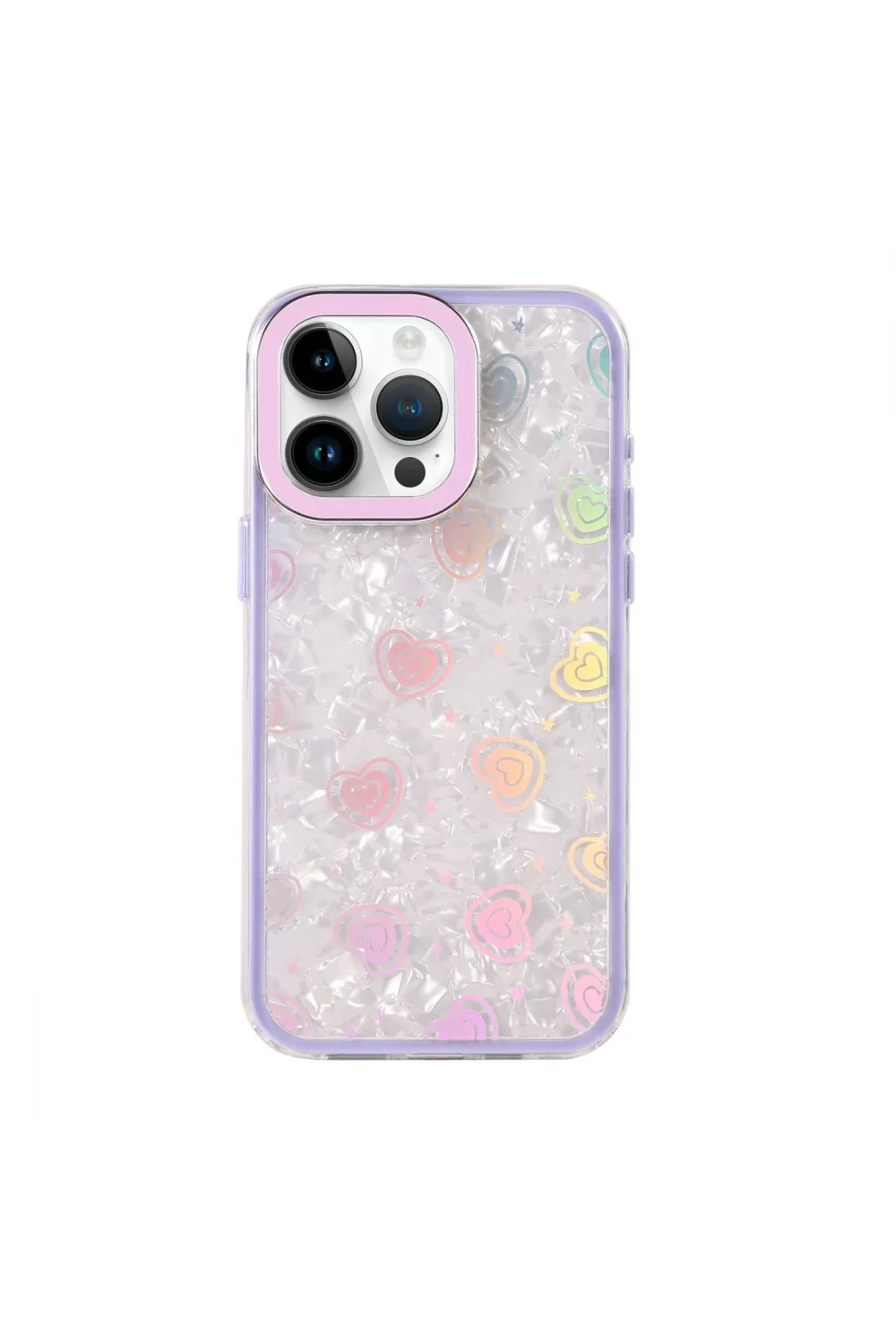 Apple İphone 16 Pro Max Lumi Desenli Kapak - Mor