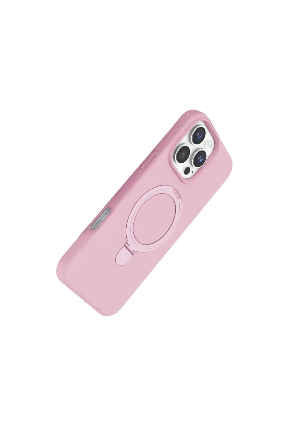 Apple İphone 16 Pro Max Regal Magsafe Standlı Kapak - Açık Pembe