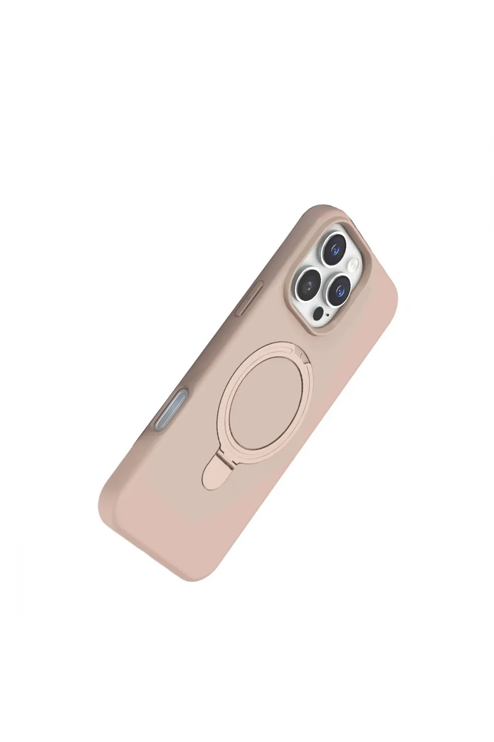 Apple İphone 16 Pro Max Regal Magsafe Standlı Kapak - Çöl Titanyum