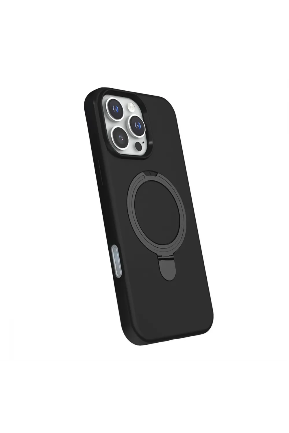 Apple İphone 16 Pro Max Regal Magsafe Standlı Kapak - Siyah