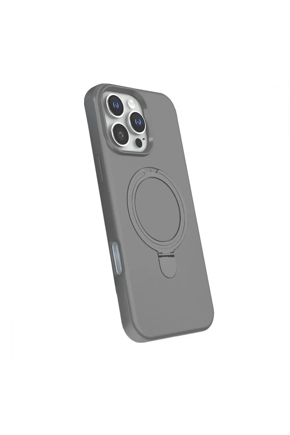 Apple İphone 16 Pro Max Regal Magsafe Standlı Kapak - Titan Gri
