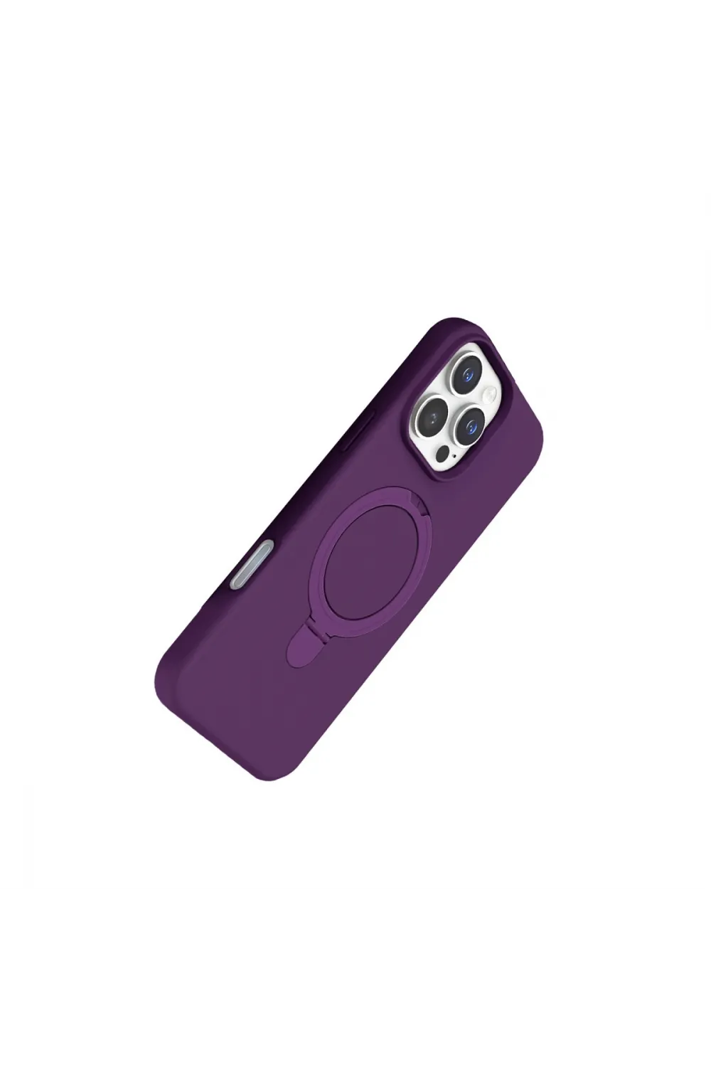 Apple İphone 16 Pro Regal Magsafe Standlı Kapak - Derin Mor