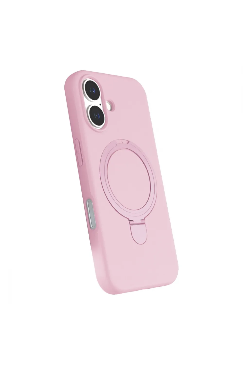 Apple İphone 16 Regal Magsafe Standlı Kapak - Açık Pembe