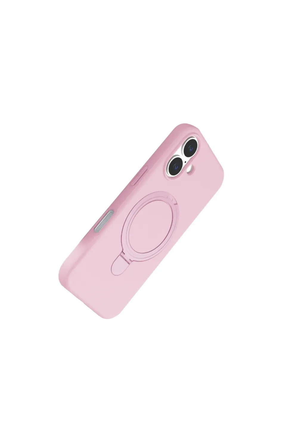 Apple İphone 16 Regal Magsafe Standlı Kapak - Açık Pembe
