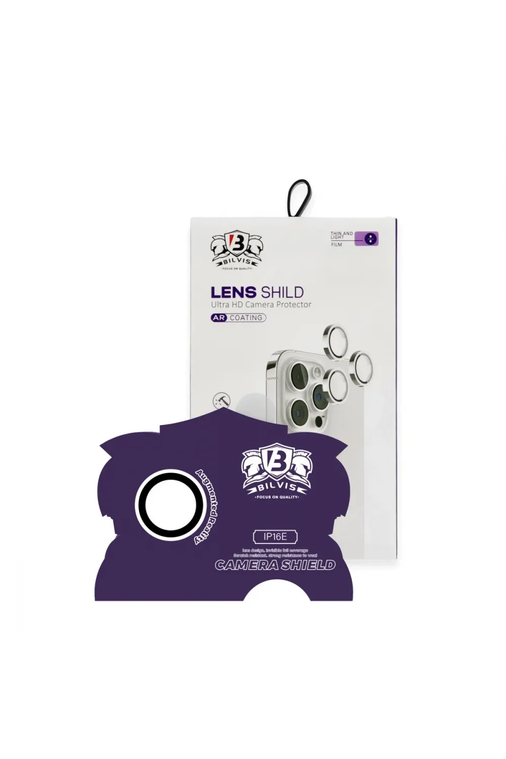 Apple İphone 16e Bilvis Titan Kamera Lens - Beyaz