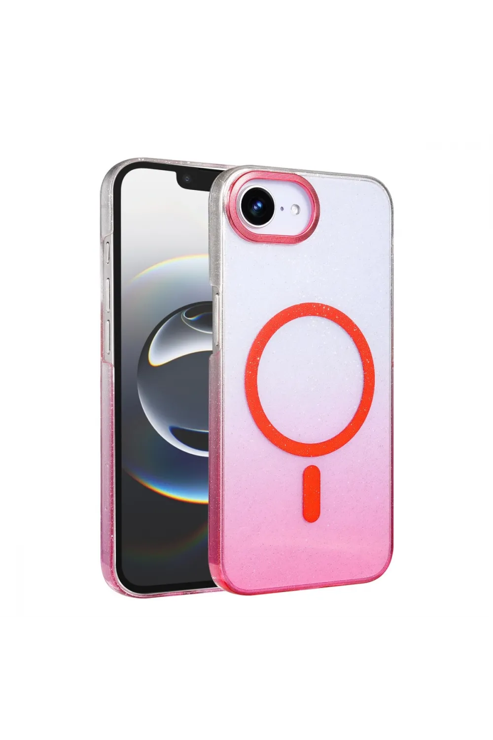 Apple İphone 16e Glossy Magsafe Kapak - Pembe