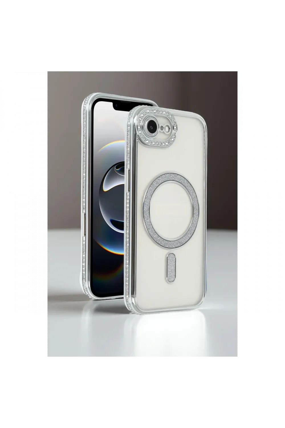 Apple iPhone 16E Joke Simli Magneticsafe Kılıf - Mavi