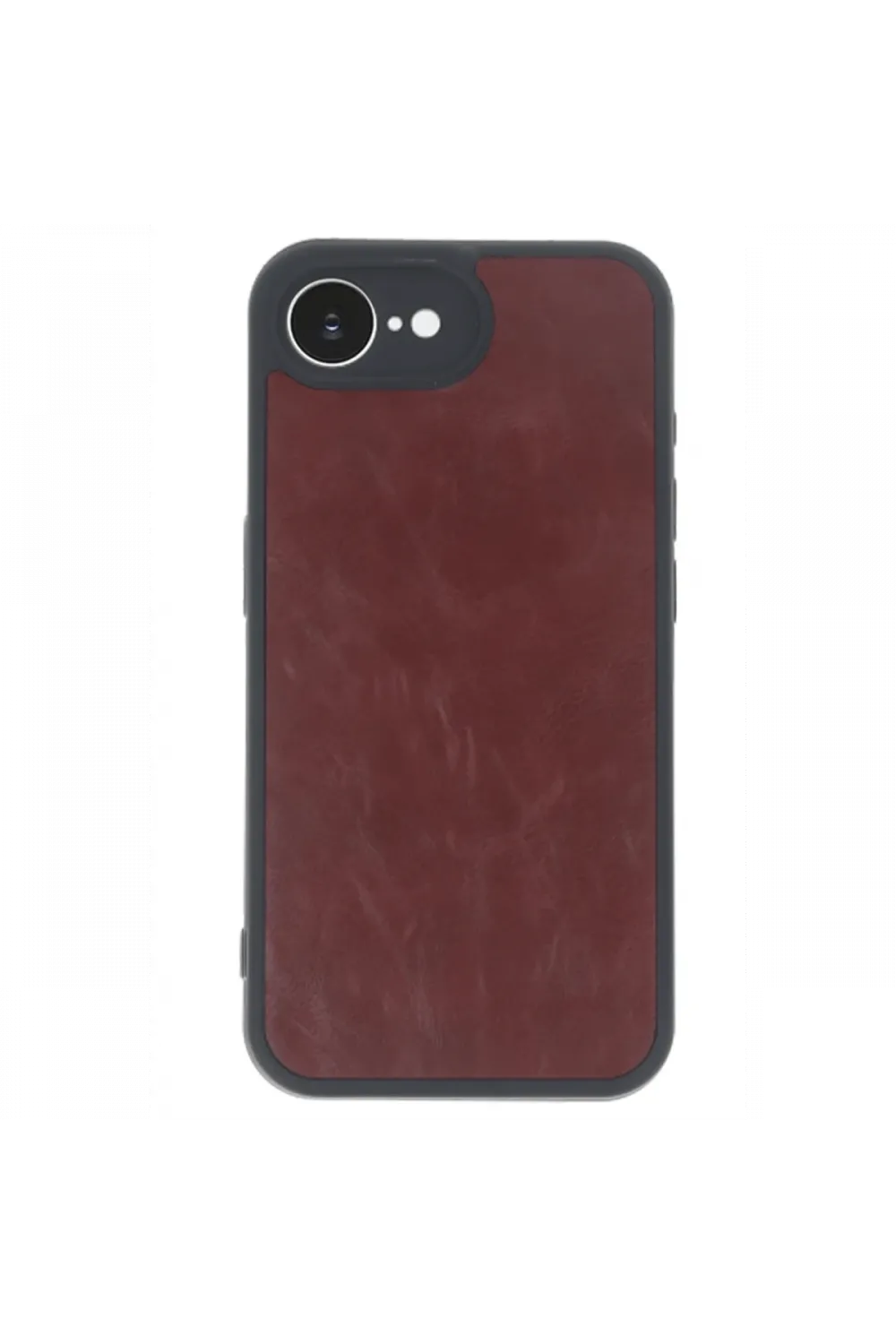 Apple iPhone 16E Kılıf Aras Deri Kapak - Bordo