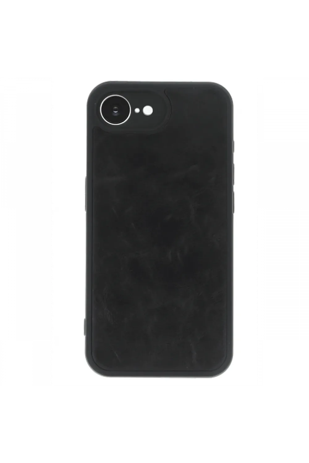 Apple iPhone 16E Kılıf Aras Deri Kapak - Siyah