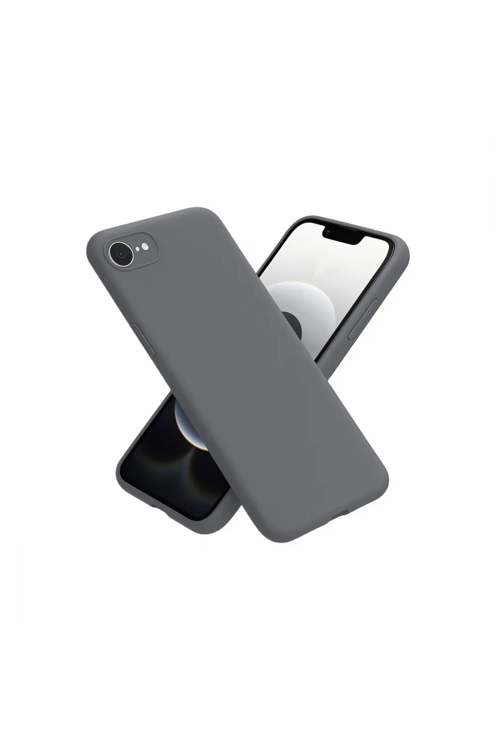 Apple İphone 16e Kılıf First Silikon - Gri