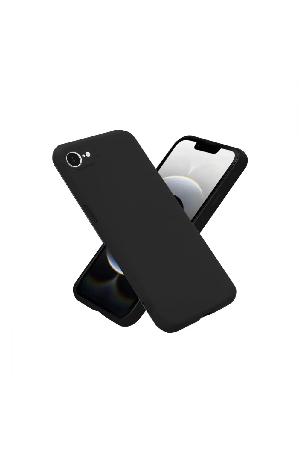 Apple İphone 16e Kılıf First Silikon - Siyah