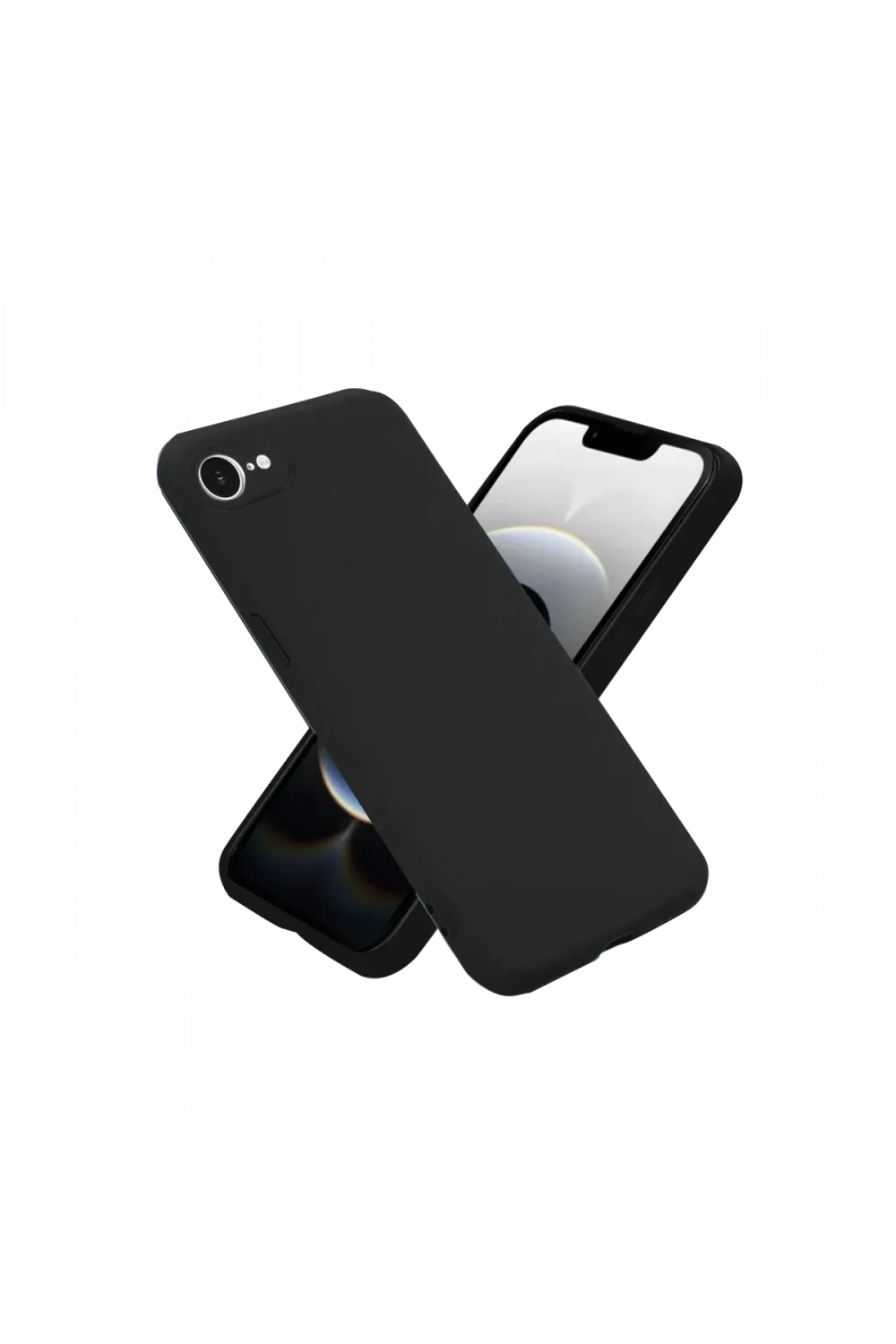 Apple iPhone 16E Kılıf First Silikon - Siyah