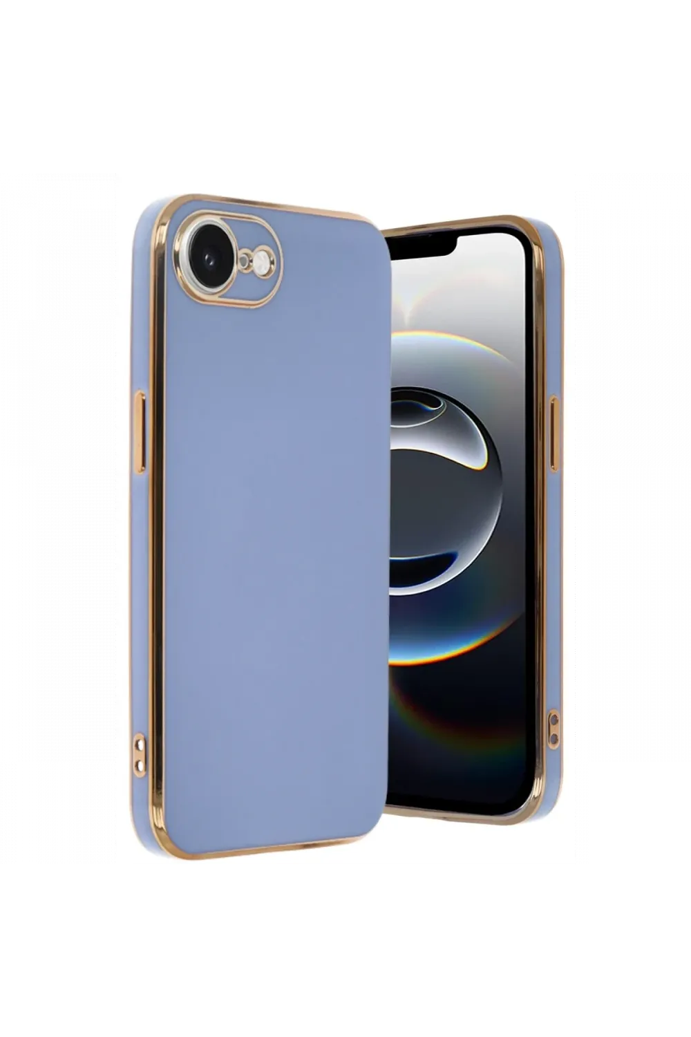 Apple iPhone 16E Kılıf Volet Silikon - Mavi