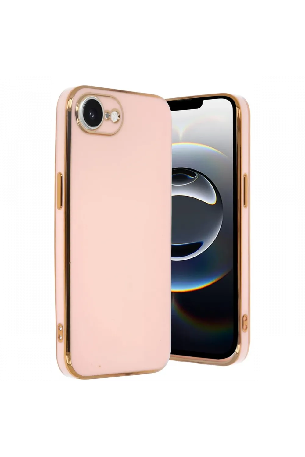 Apple iPhone 16E Kılıf Volet Silikon - Pembe