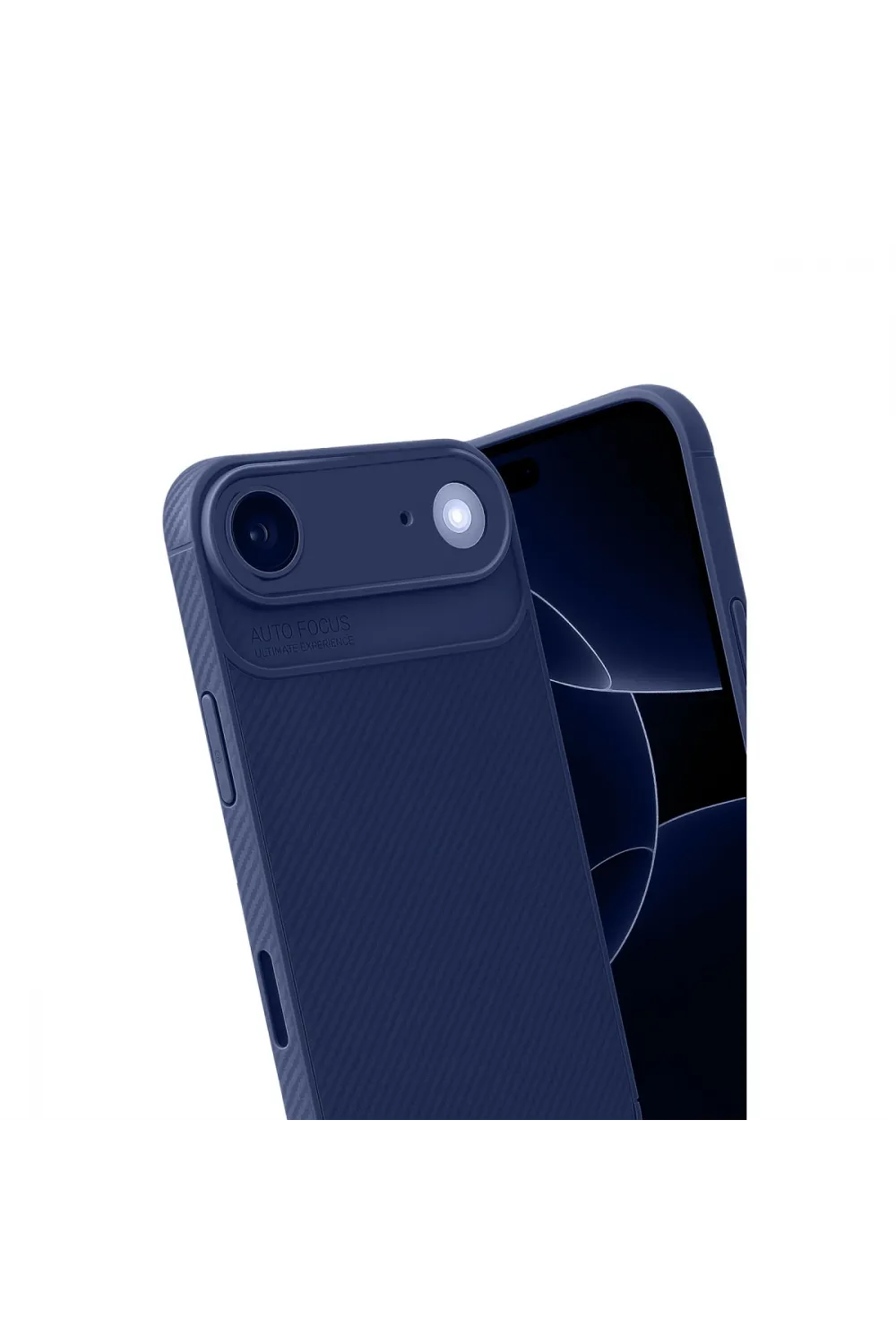 Apple İphone 17 Air Auto Focus Karbon Kapak - Lacivert