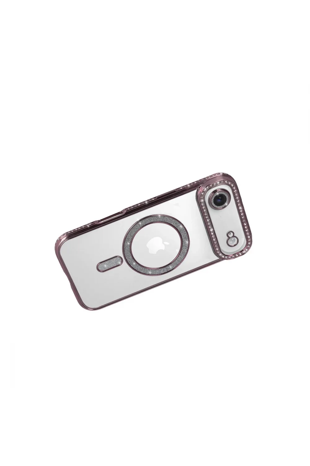 Apple İphone 17 Air Joke Simli Magneticsafe Kılıf - Pembe