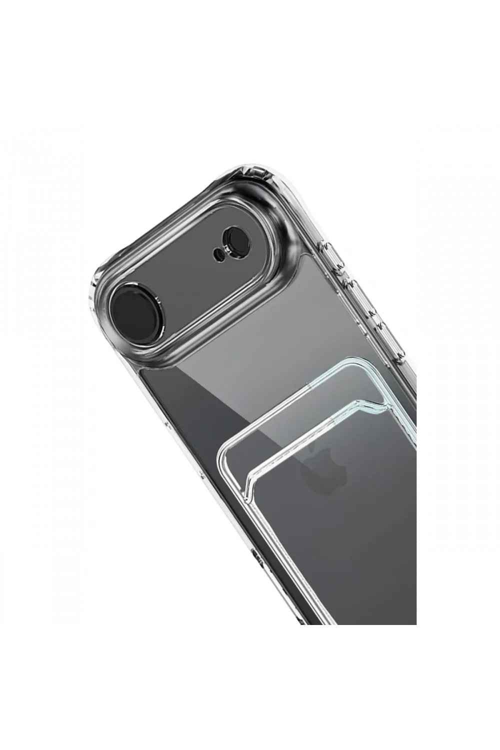 Apple iPhone 17 Air Kart Şeffaf Silikon - Şeffaf