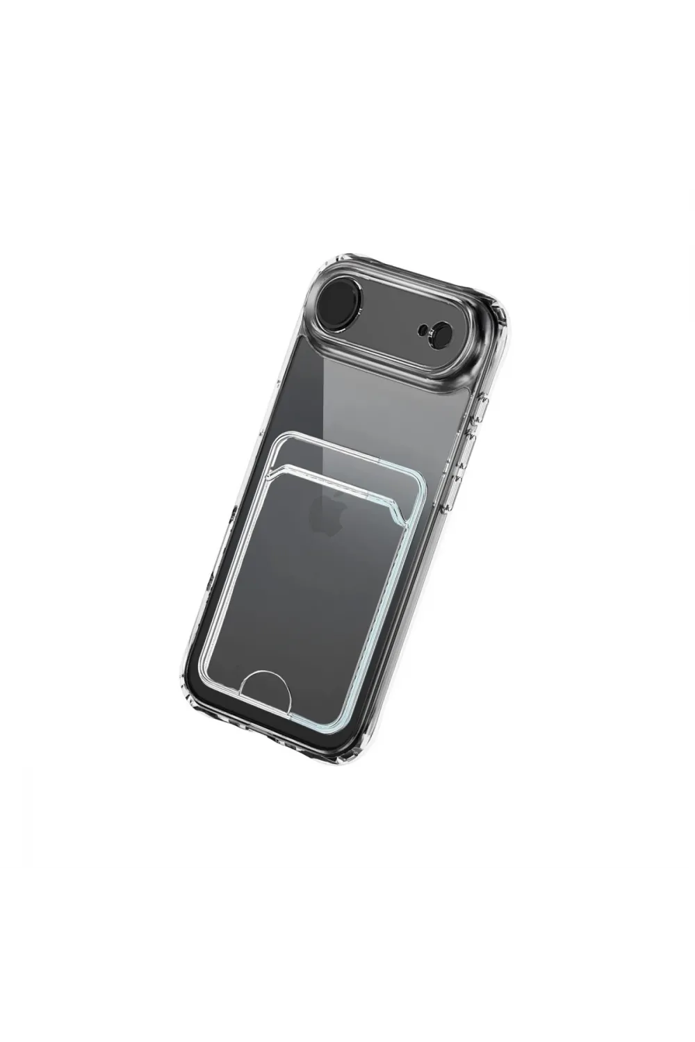 Apple İphone 17 Air Kart Şeffaf Silikon - Şeffaf