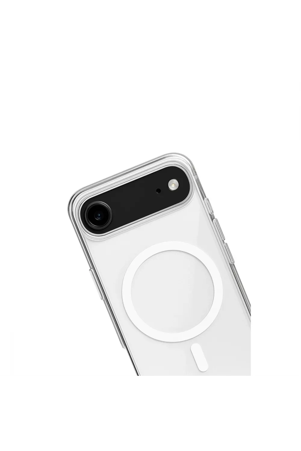 Apple İphone 17 Air Kılıf Magneticsafe Şeffaf Silikon - Şeffaf