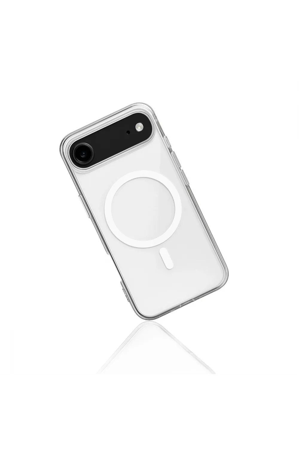Apple İphone 17 Air Kılıf Magneticsafe Şeffaf Silikon - Şeffaf