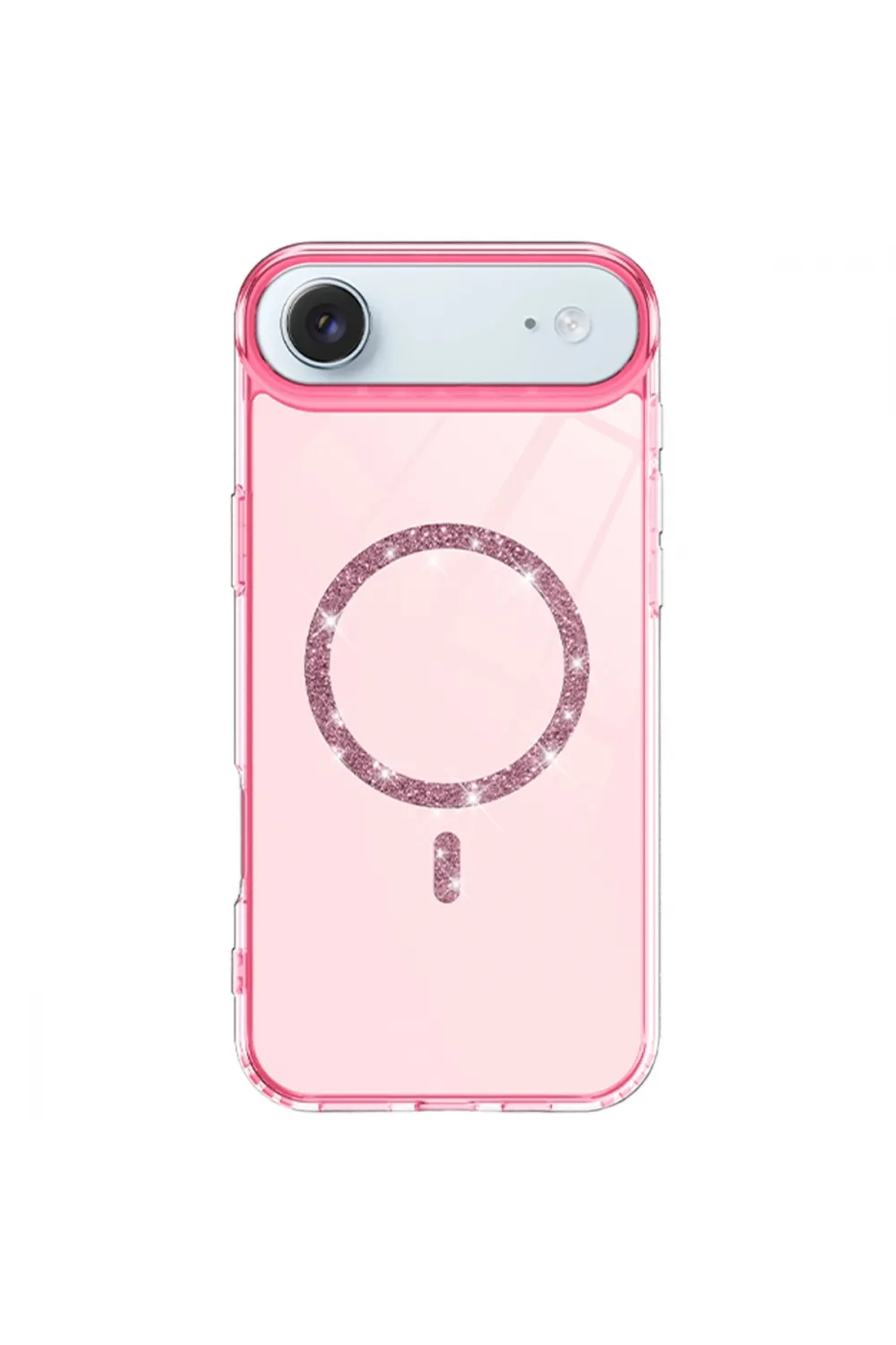 Apple İphone 17 Air Live Diamond Magsafe Kapak - Pembe