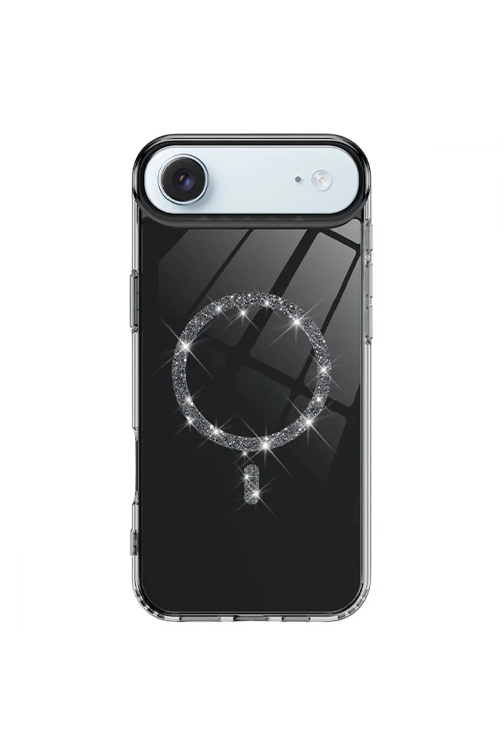 Apple İphone 17 Air Live Diamond Magsafe Kapak - Siyah