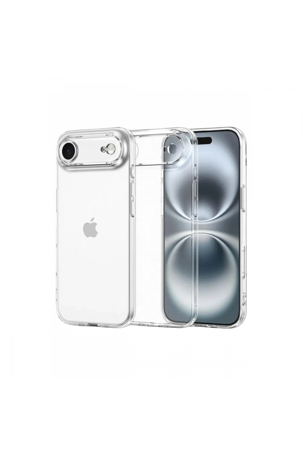 Apple iPhone 17 Air Lüx Şeffaf Silikon - Şeffaf