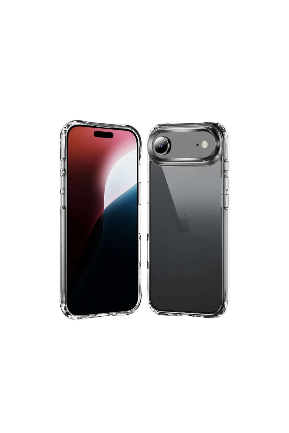 Apple İphone 17 Air Lüx Şeffaf Silikon - Şeffaf