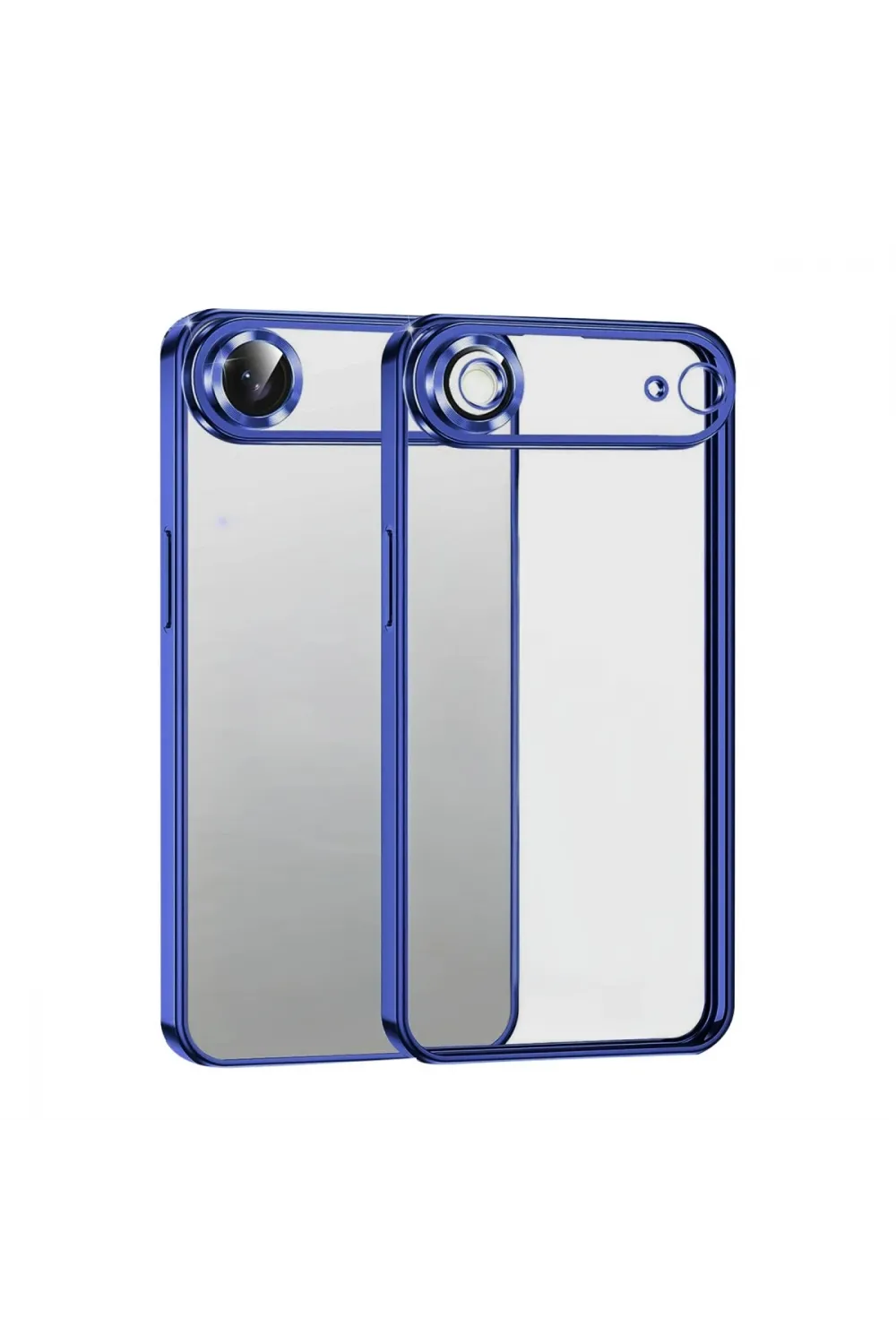 Apple İphone 17 Air Razer Lensli Silikon - Lacivert