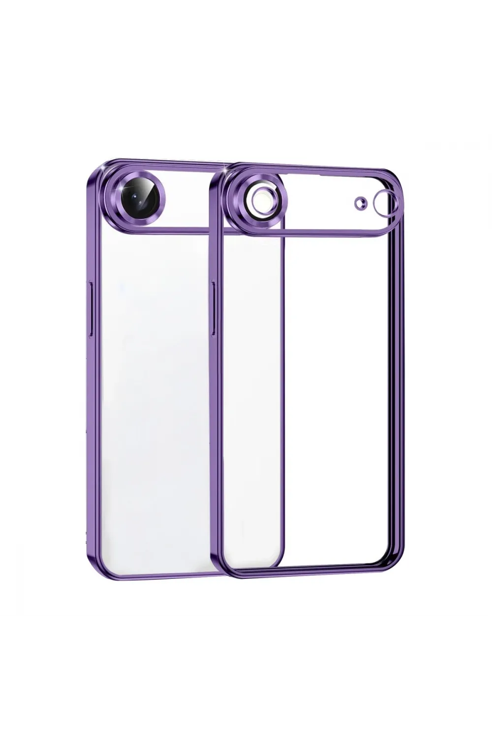 Apple İphone 17 Air Razer Lensli Silikon - Mor