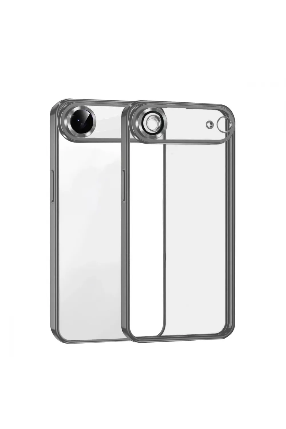 Apple İphone 17 Air Razer Lensli Silikon - Titan Gri