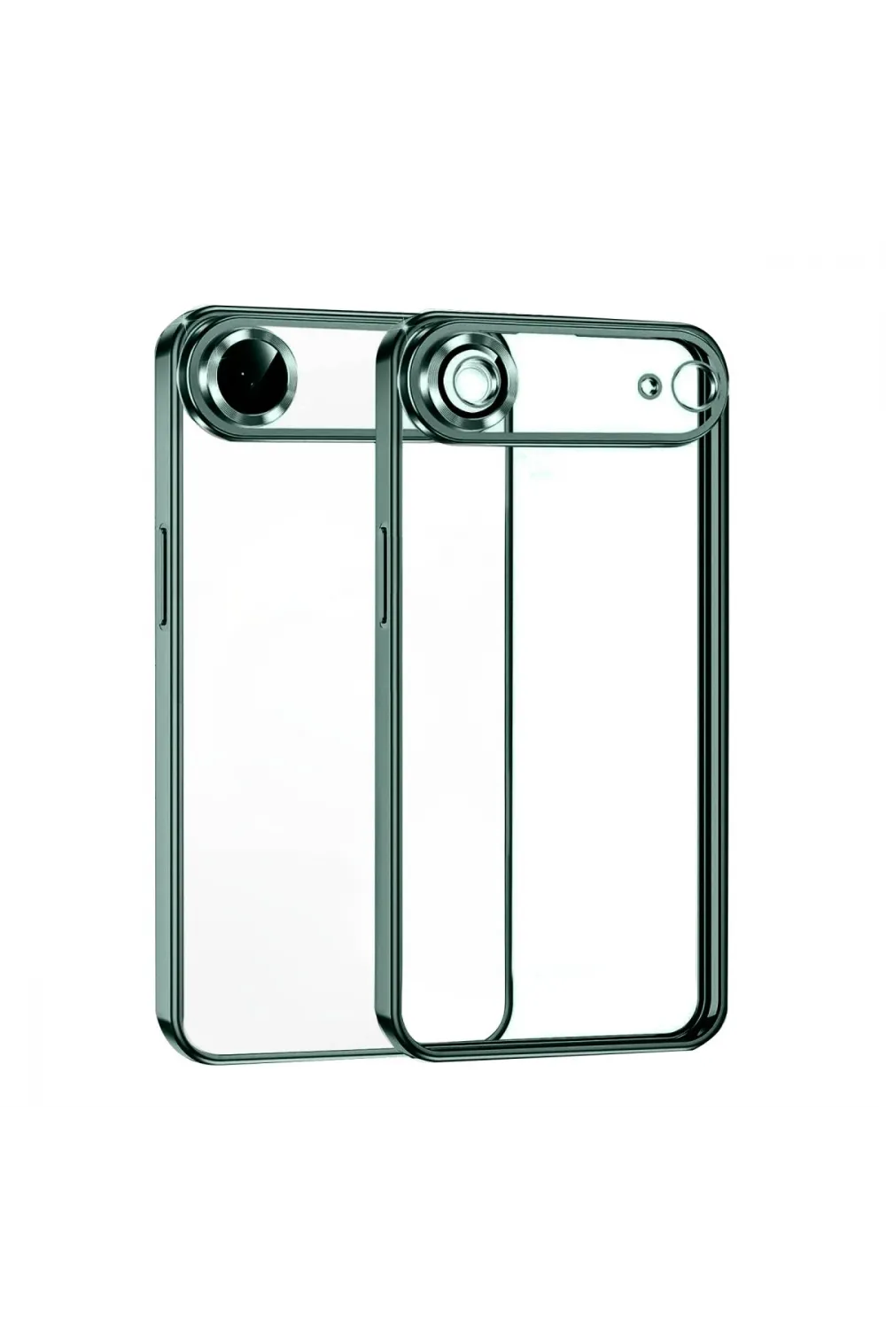 Apple İphone 17 Air Razer Lensli Silikon - Yeşil