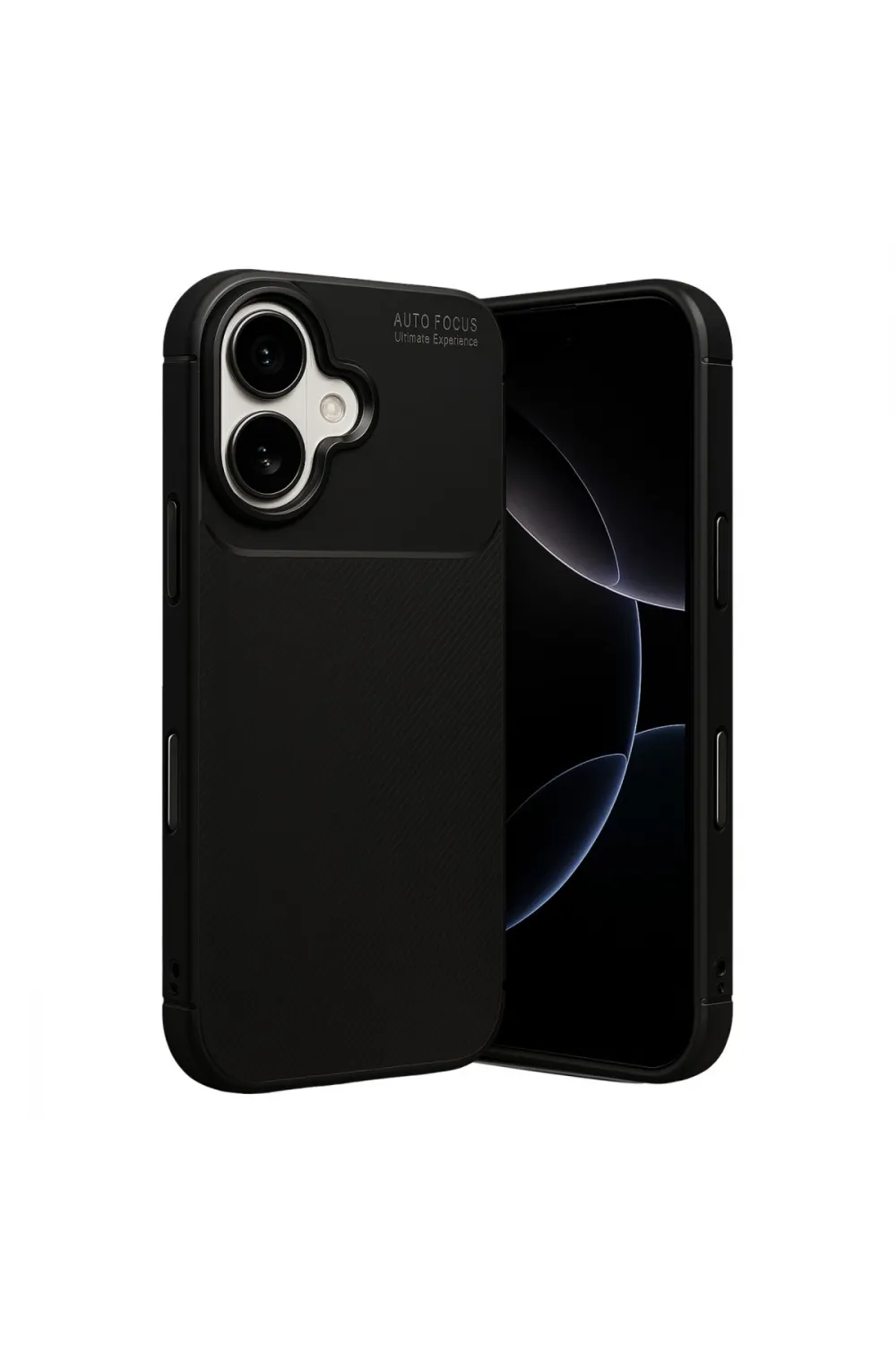 Apple İphone 17 Auto Focus Karbon Kapak - Siyah
